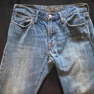 American Eagle Straight Leg Low-Rise Slim 100% Cotton Jeans